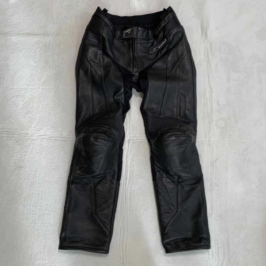 RS TAICHI / RSY817 ブーツアウト ベンテッド レザーパンツ