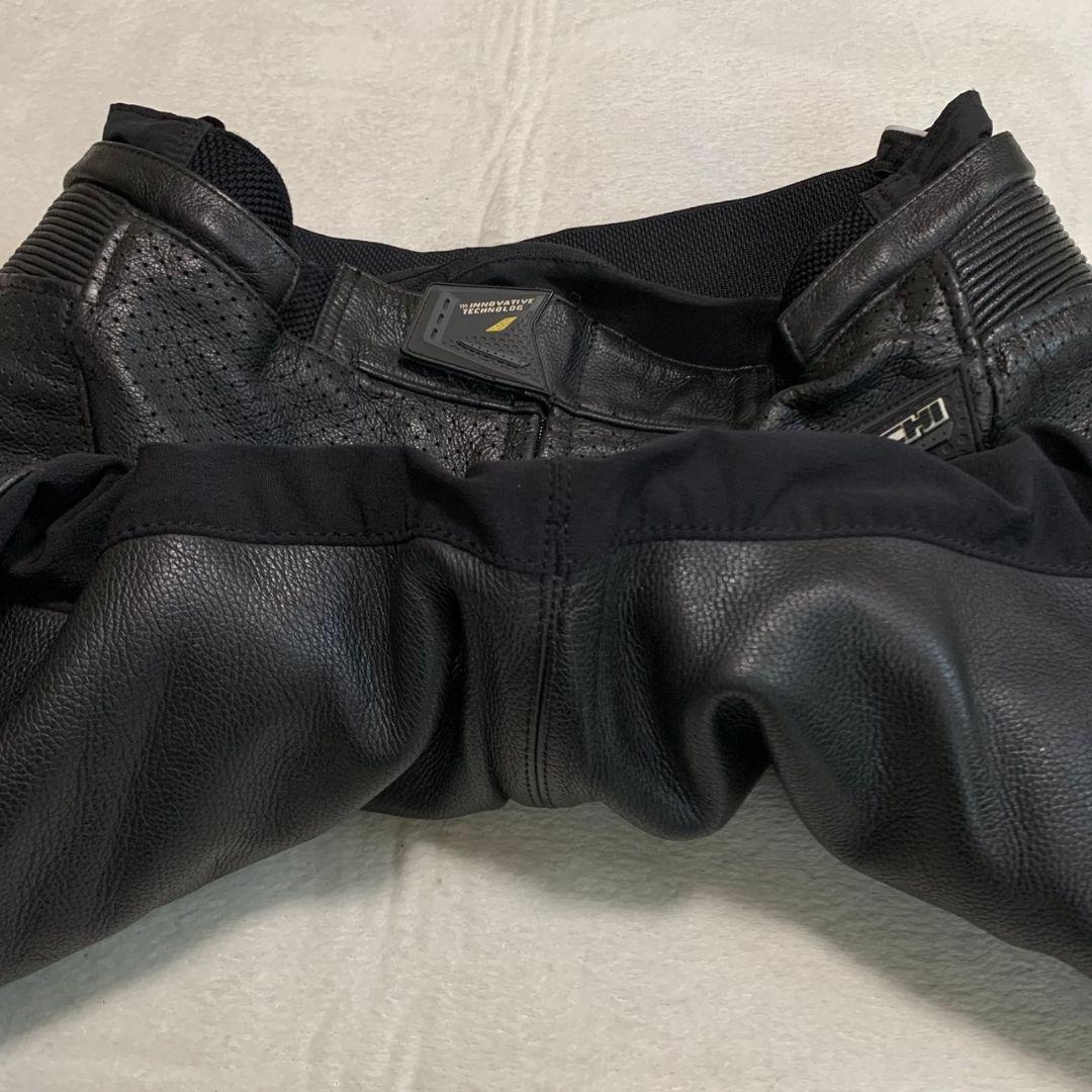 RS TAICHI / RSY817 ブーツアウト ベンテッド レザーパンツ