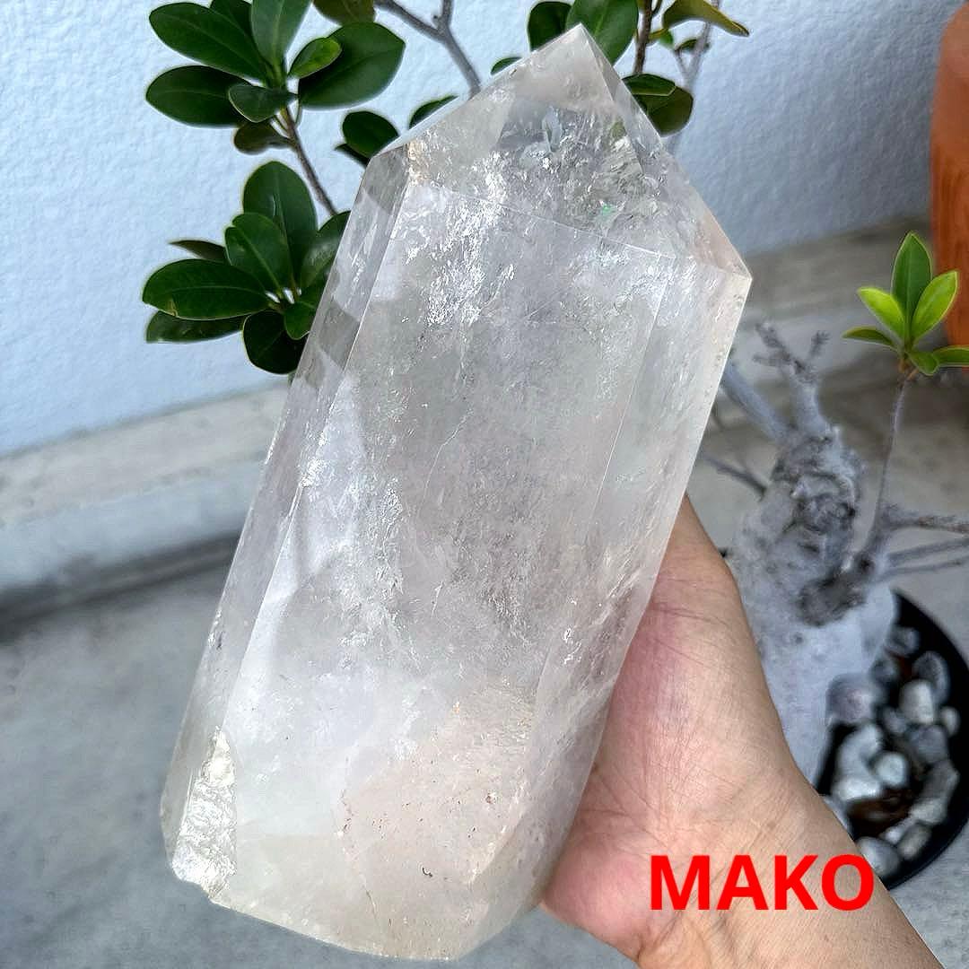 M1733☆水晶六角柱3.2Kg☆トマス産☆天然石　原石☆N50405-F