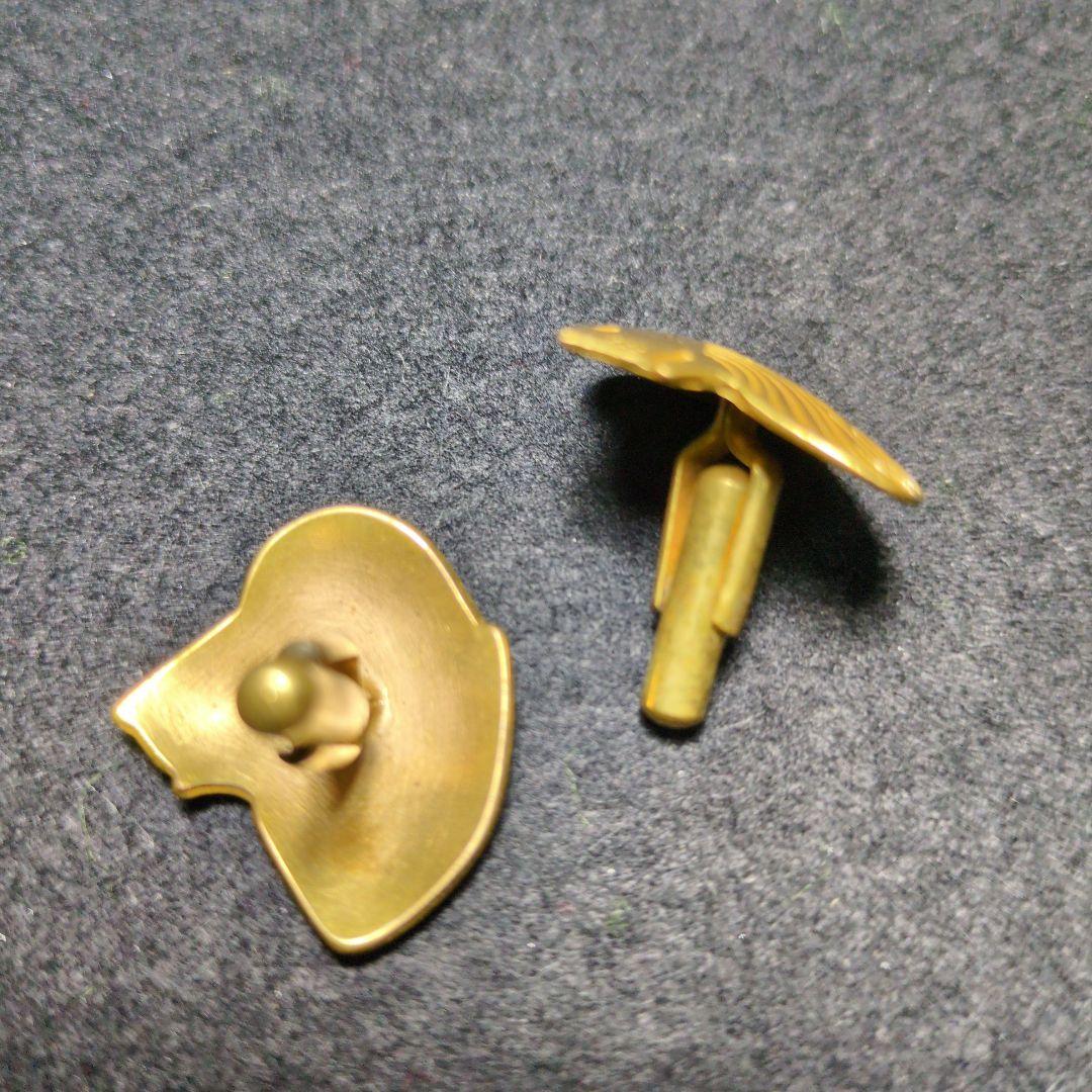 r*i様 ゴールド インゴットデザイン カフリンクスセット