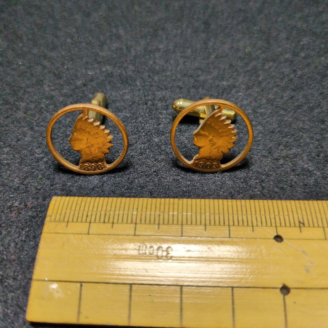 r*i様 ゴールド インゴットデザイン カフリンクスセット