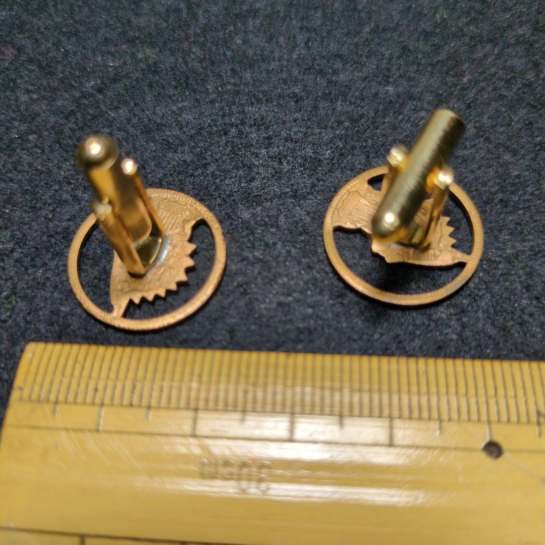 r*i様 ゴールド インゴットデザイン カフリンクスセット