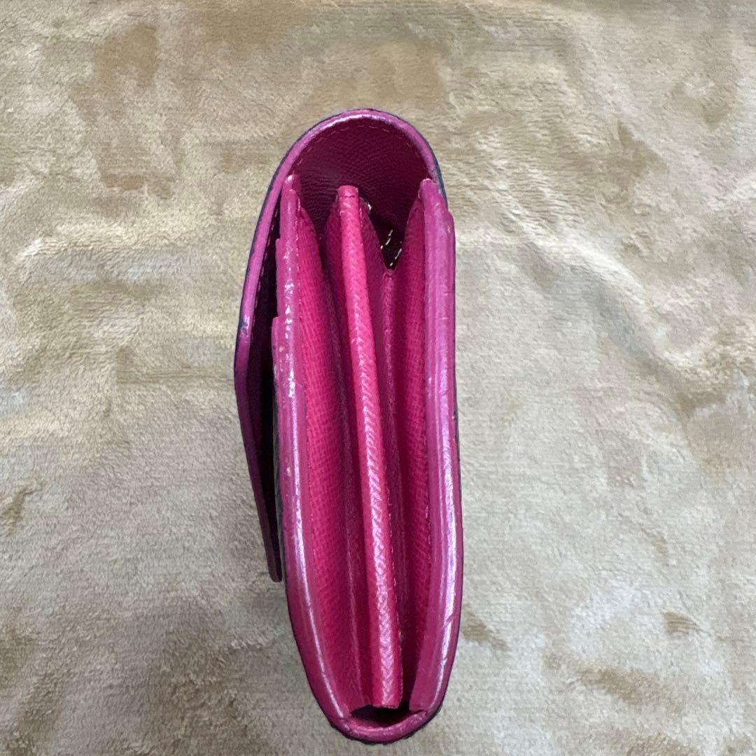 し*ば様 LOUIS VUITTON ポルトフォイユサラ　エピ　ブラック 長財布