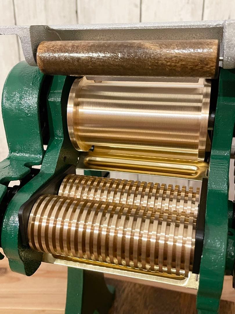 小野式製麺機　両刃　【2504-01】　説明書コピーあり