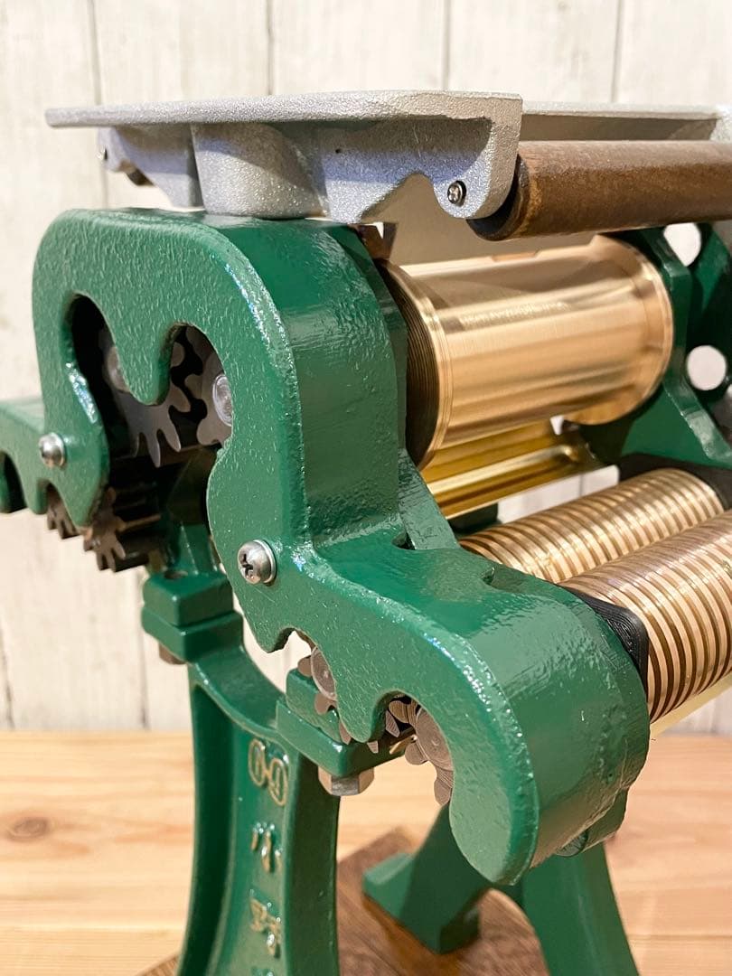 小野式製麺機　両刃　【2504-01】　説明書コピーあり