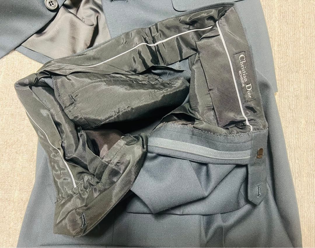 ChristianDior MONSIEUR ビンテージシングルスーツ M上下