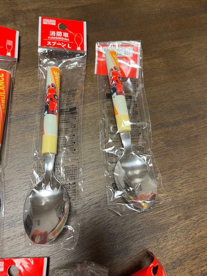 乗り物系　スプーン　フォーク　22本