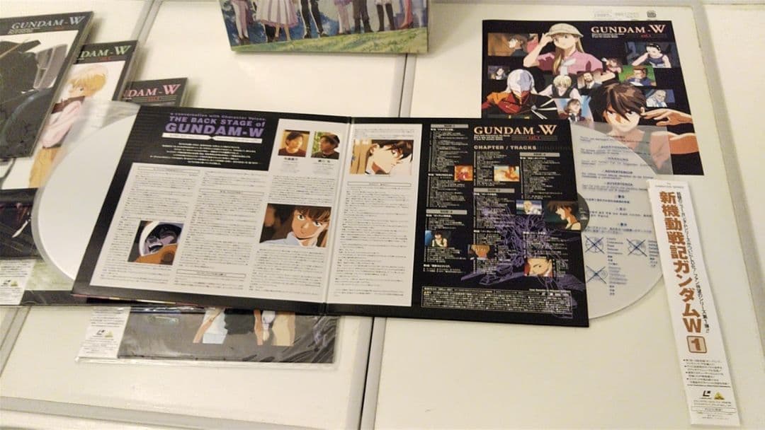 【絶版品】新機動戦記ガンダムW　LD全7枚　まとめ 帯付ジャケット買入手困難貴重