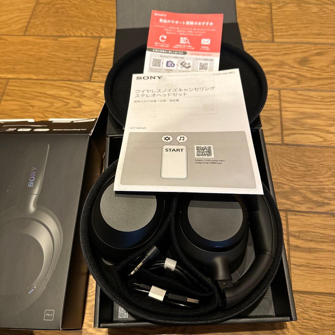 A*t様 【ほぼ未使用】ソニー WH-ULT900N ULT WEAR ブラック