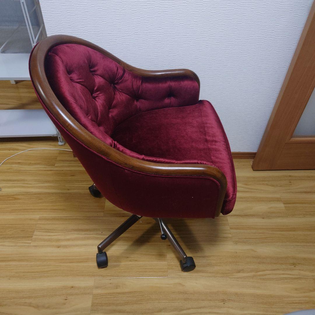 ★激レア★高級家具 カリモク ロココ調 クラシック チェスター 回転式