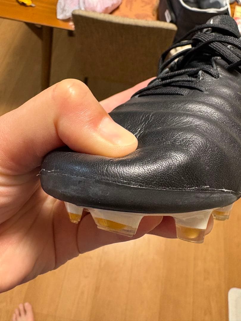 Nike Tiempo サッカーシューズ ブラック/ホワイト 箱付き