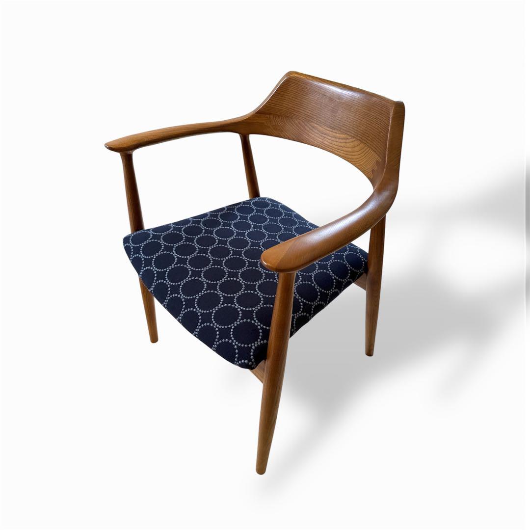 【北欧スタイル】ミナペルホネン　生地使用　イス　ダイニングチェア　家具インテリア