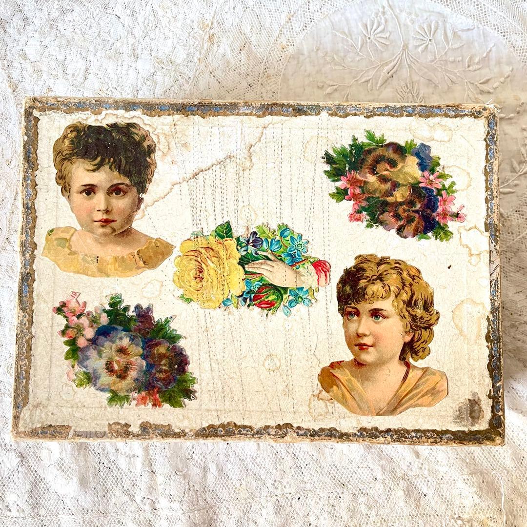 新春アンティーク福袋⑧紙もの9点　クロモス&ボックス&ポップアップカード&便箋