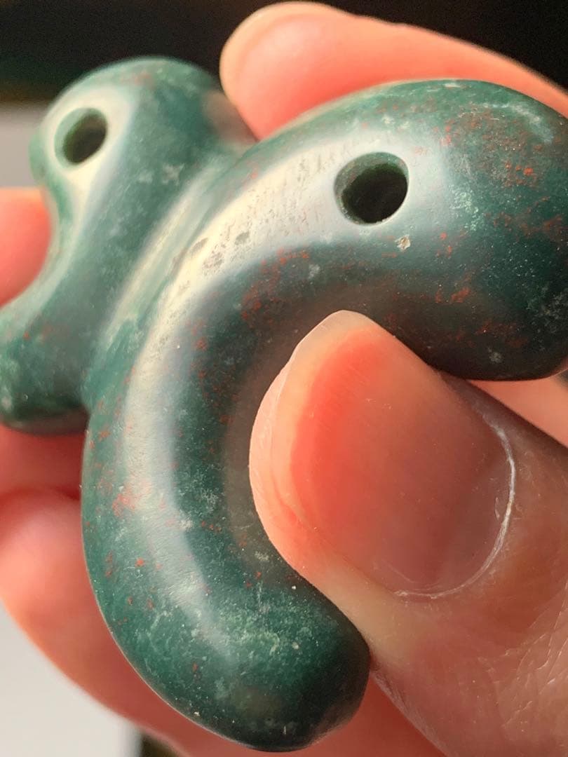 古墳期　出土　出雲石勾玉　碧玉　縄文時代　弥生　石器　土器　翡翠勾玉　根付　勾玉