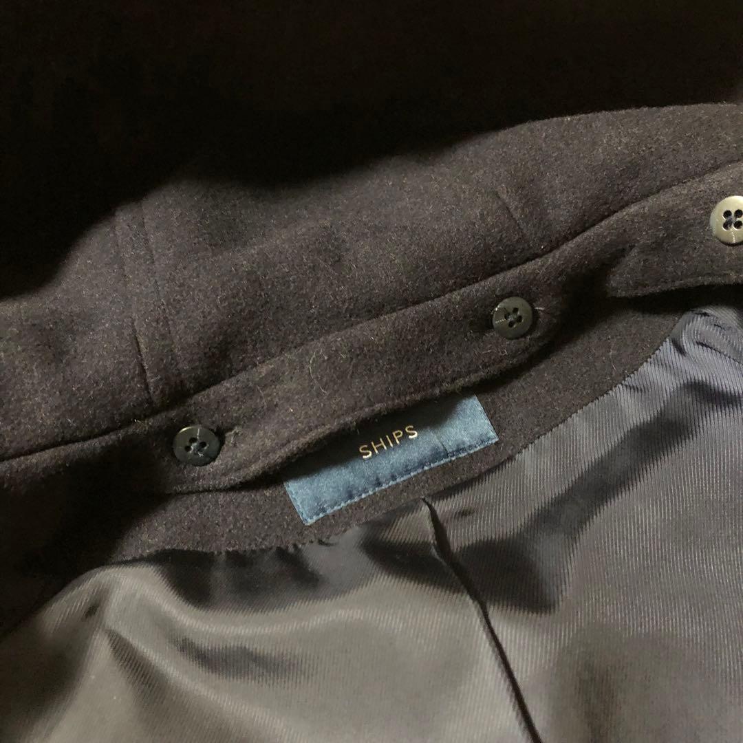 未使用に近い極美品♡シップス　HAMILTON LAMBS ウール　フードコート