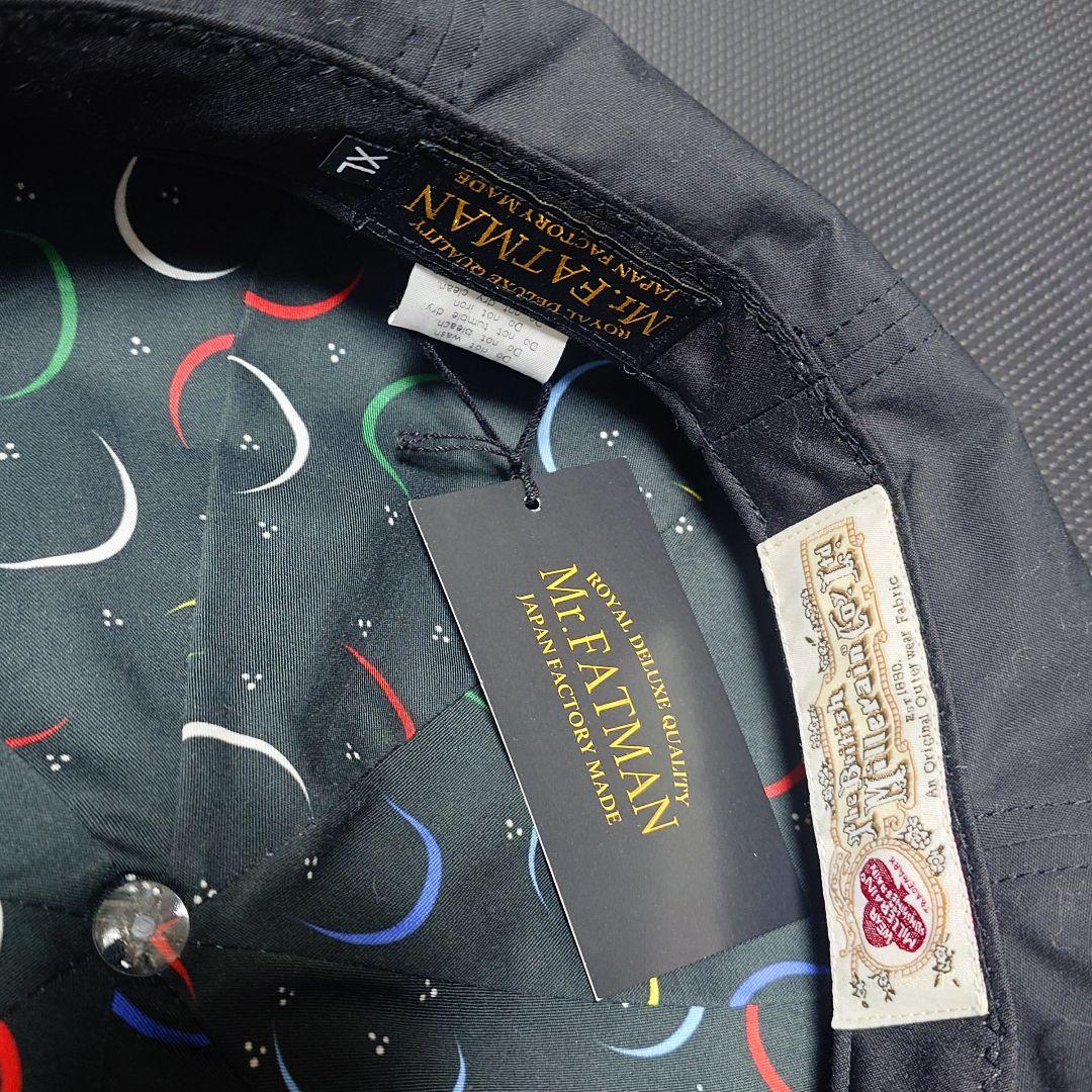 ミスターファットマン XL ワックスドコットン キャスケットブラック