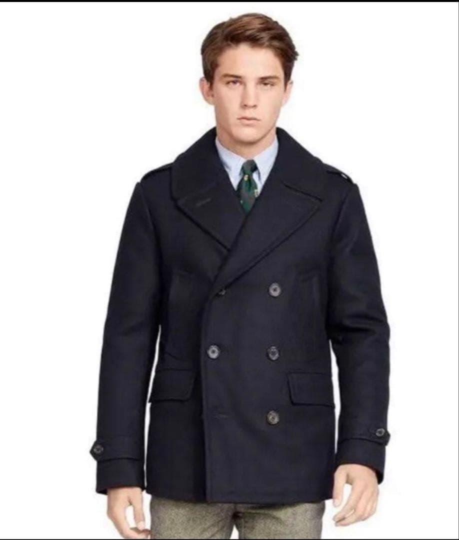 ポロラルフローレンRalph Laurenダウンピーコートネイビー