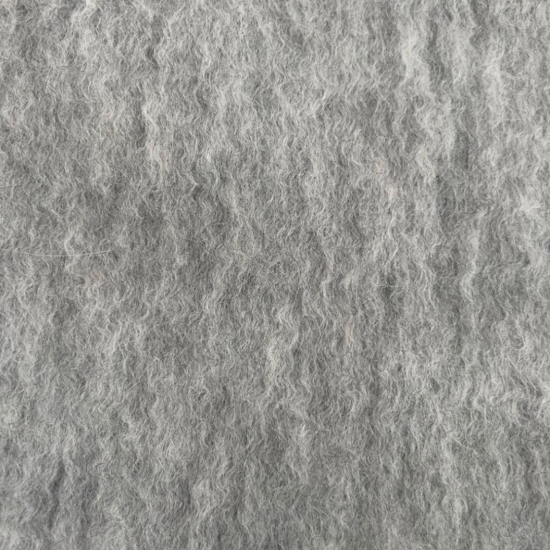 gypsophila ミドル丈オーバーサイズシャギーコート ダークグレー