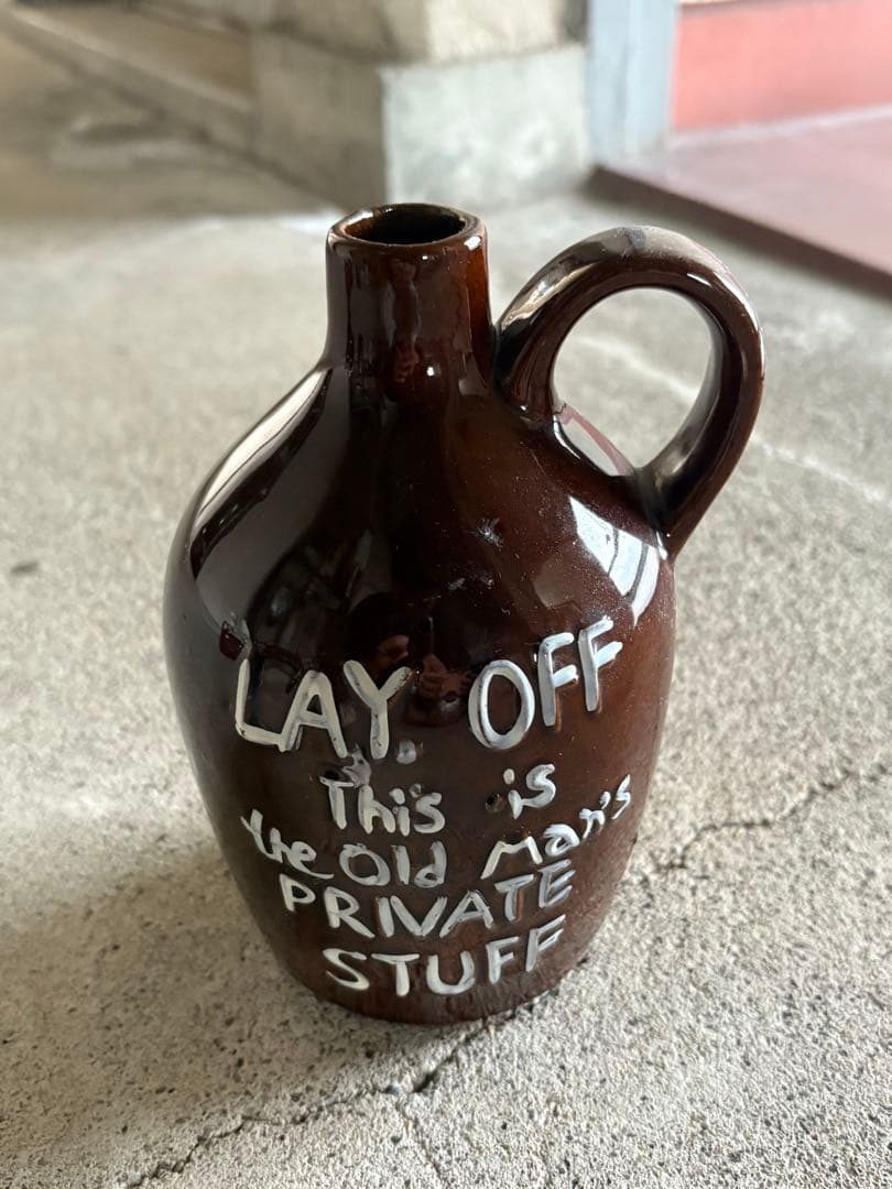 【希少】50年代ピンナップデキャンタ　陶器　ヴィンテージ　ミッドセンチュリー