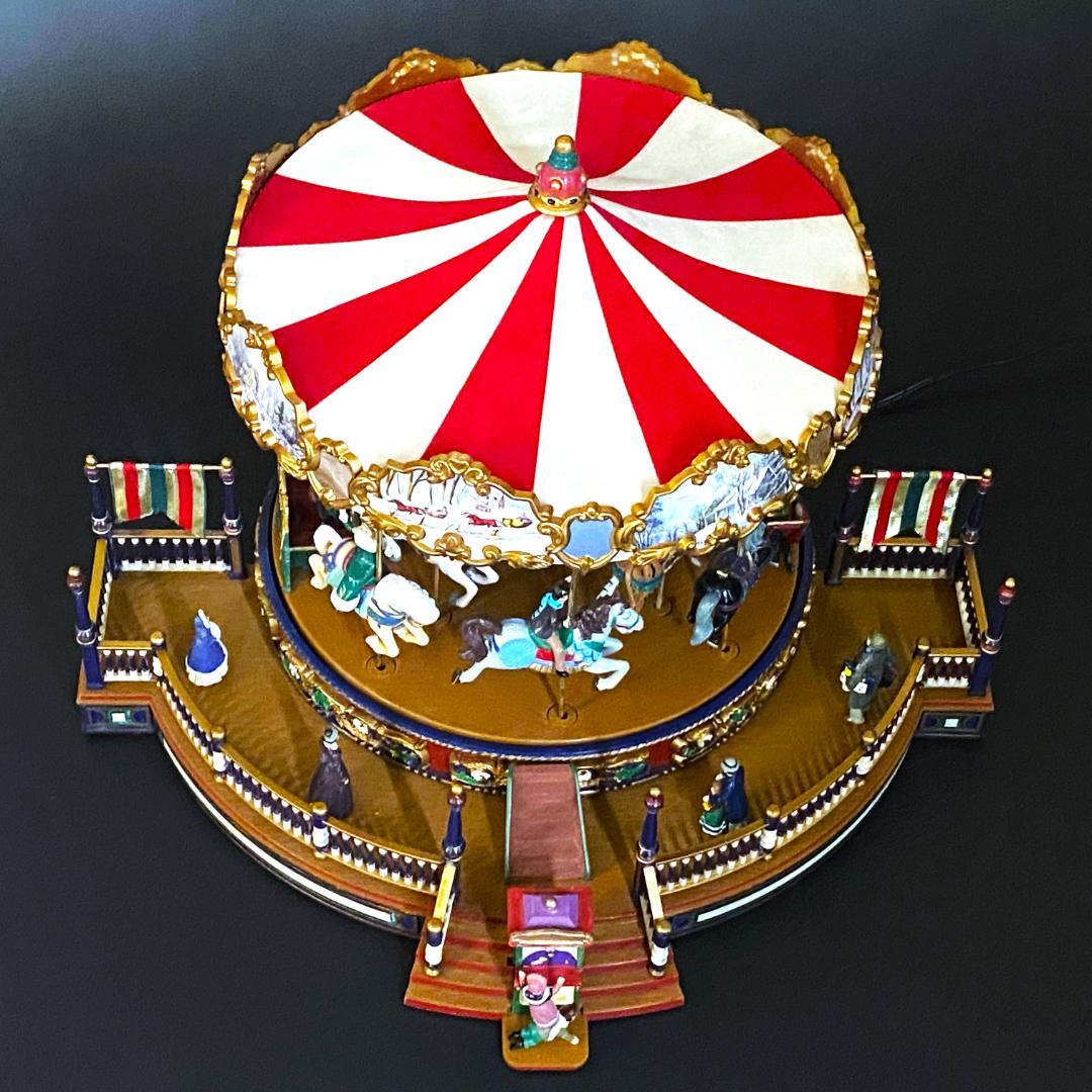 【美品】ミスタークリスマス★メリーゴーランド★オルゴール★カルーセル