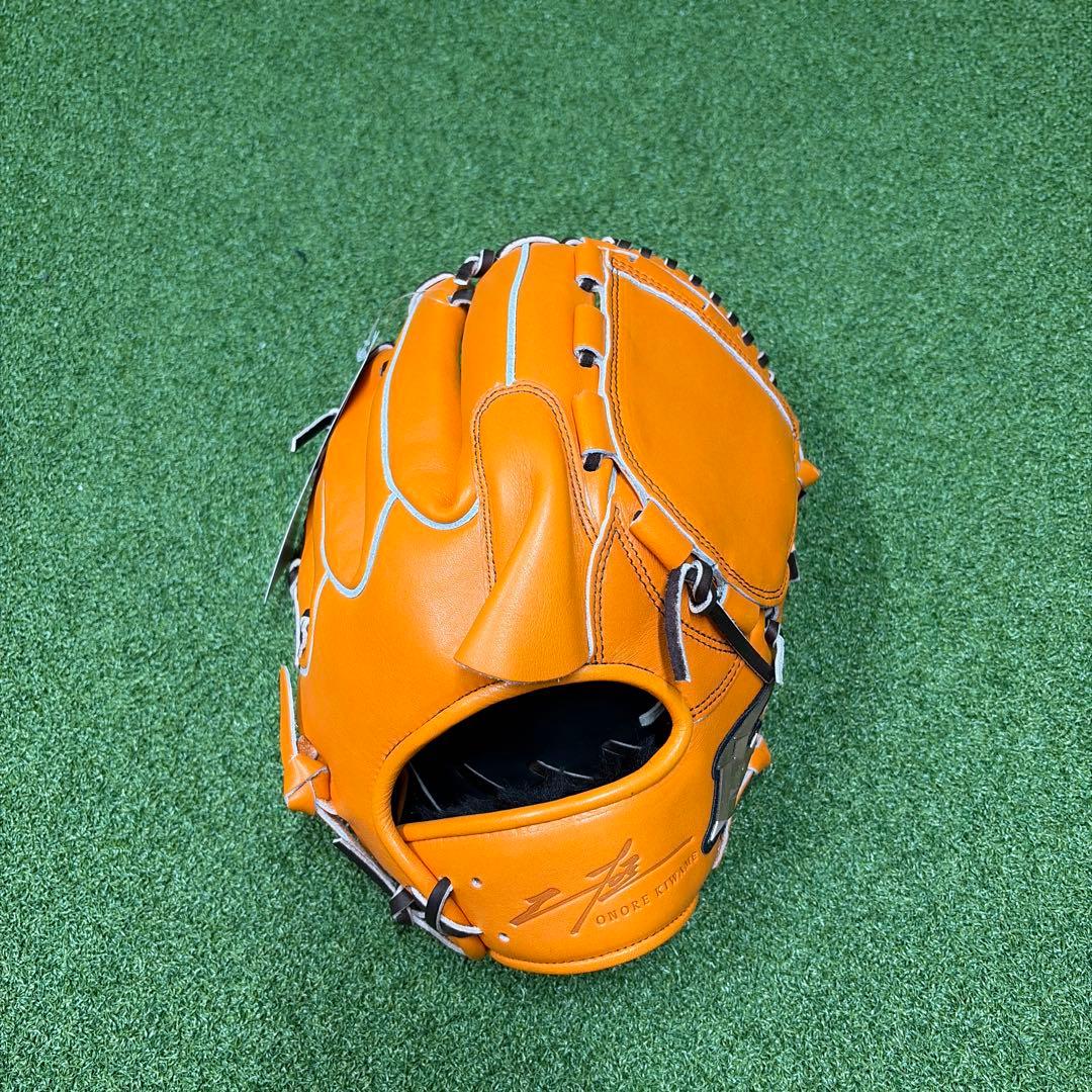 HI-GOLD 軟式用グローブ オレンジ