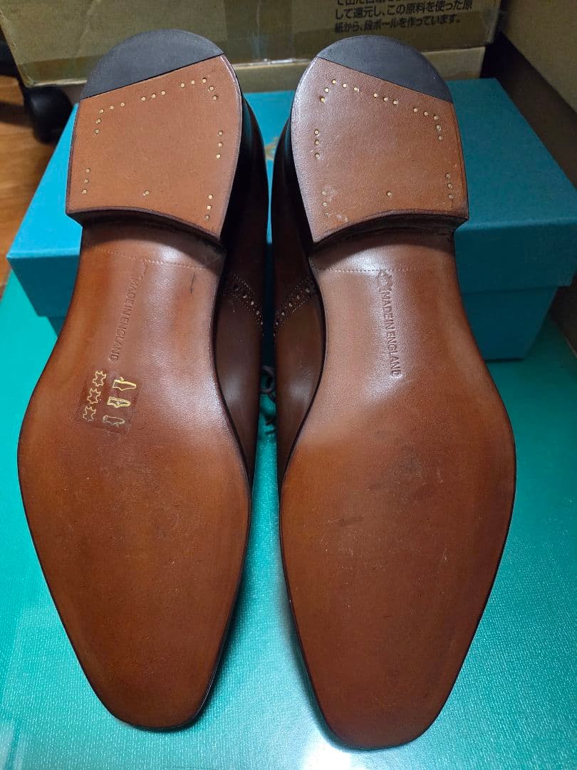 【未使用】EDWARD GREEN エドワードグリーン　アスキス　ブラウン　9