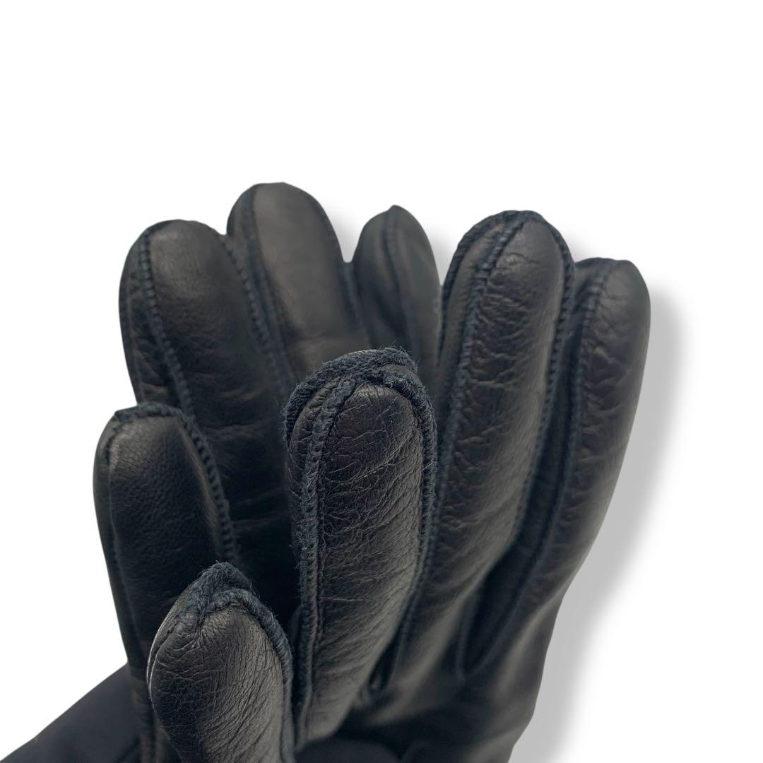 未使用級　COACH レザー手袋ブラック　タグ付き