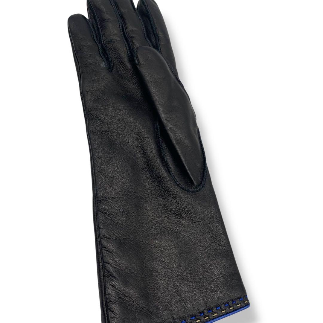 未使用級　COACH レザー手袋ブラック　タグ付き