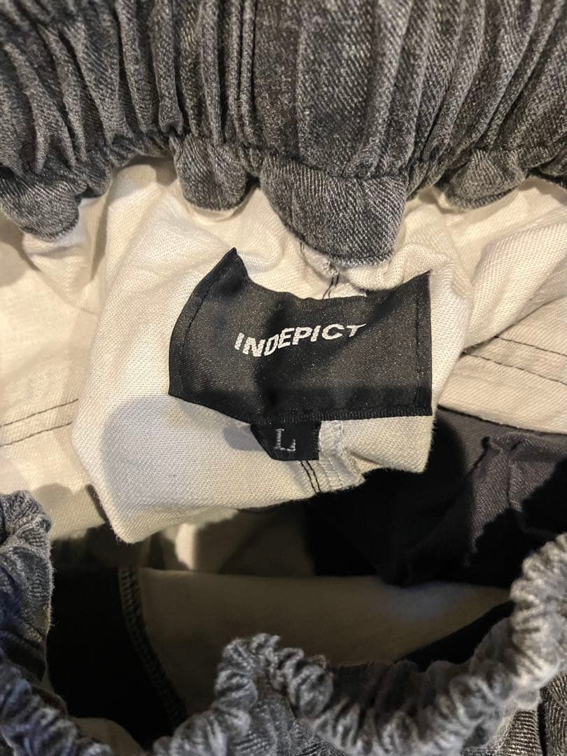 パンツ INDEPICT pigment dye lounge pants L