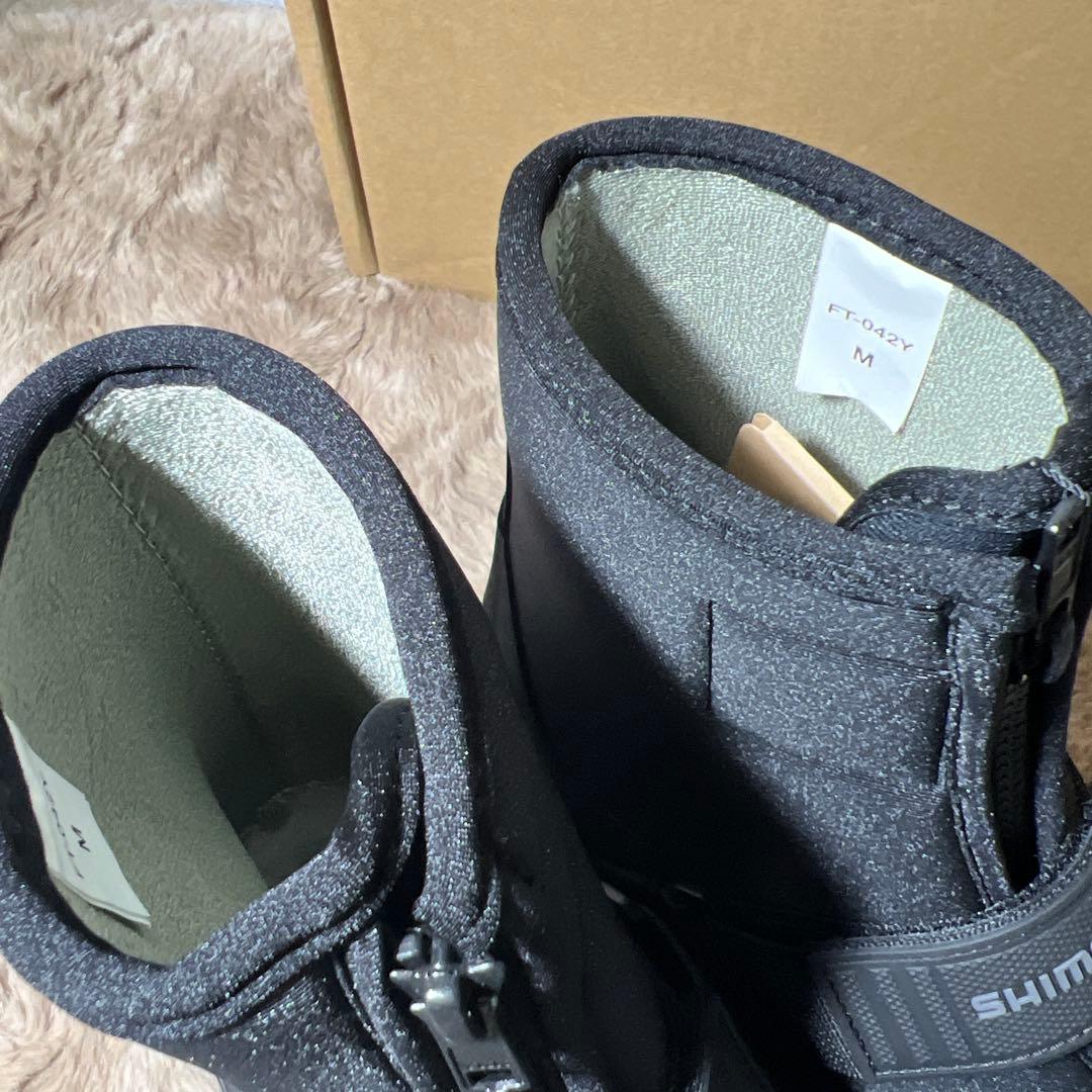 シマノ　ジオロック タビ中丸先ワイド (ソールレス)FT-042Y ブラック M