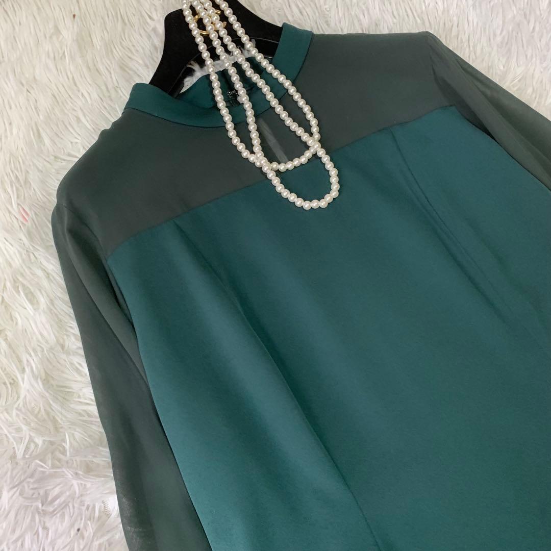 Callarus 裾スリットレースデザインワンピース LL 大きいサイズ 未使用