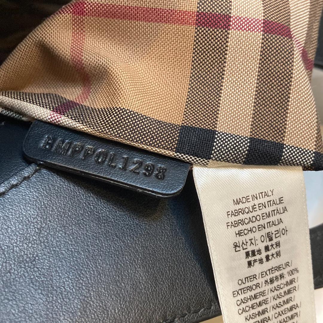 バーバリー ミニポケットバッグ カシミヤ 2Way チェック