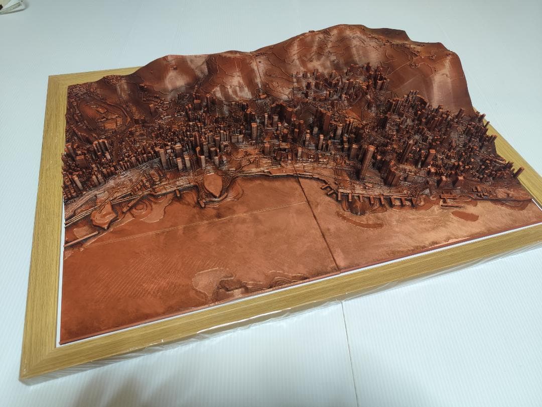 依頼品　香港立体模型　サイズ 574mm×400mm