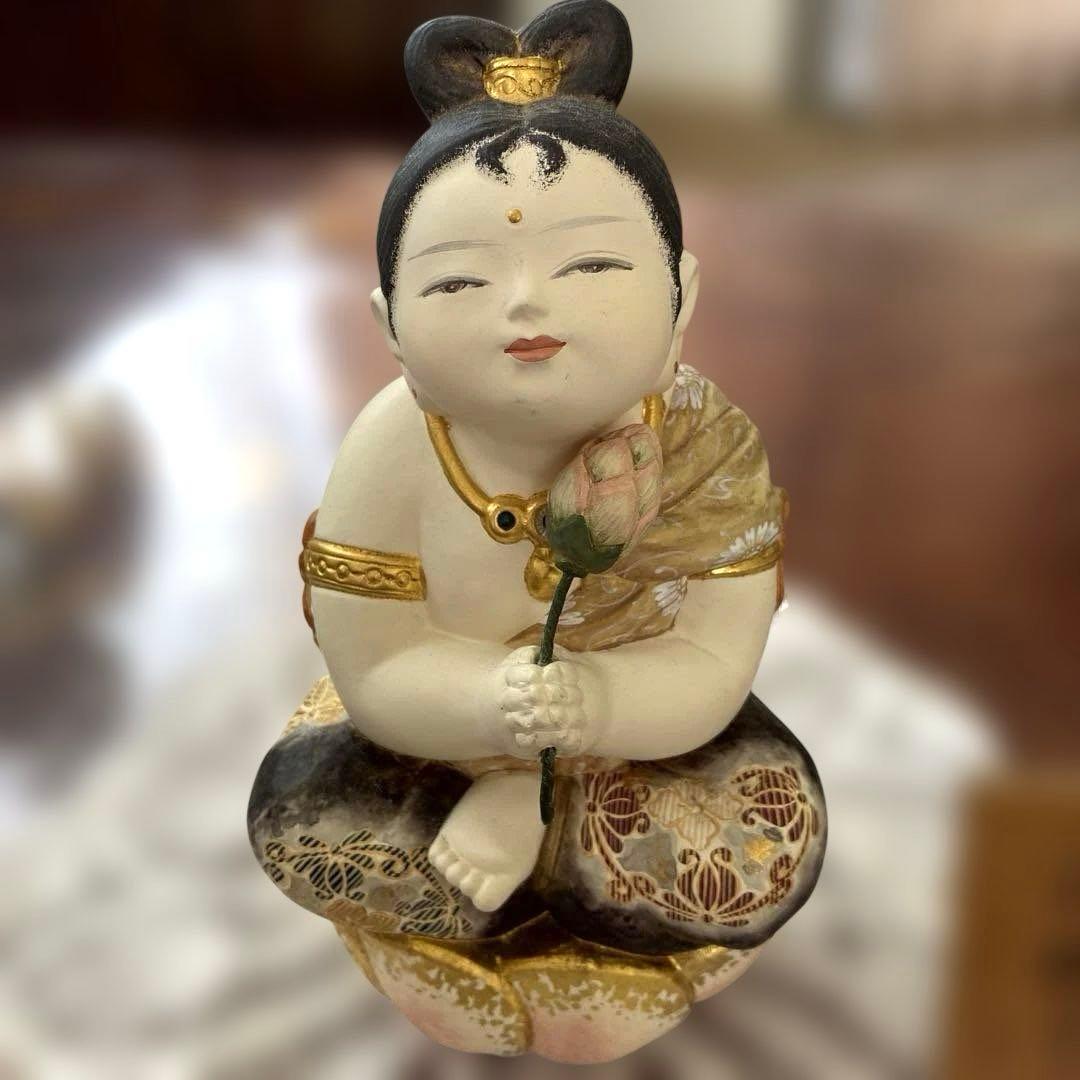 博多人形　梶原正二　花観音