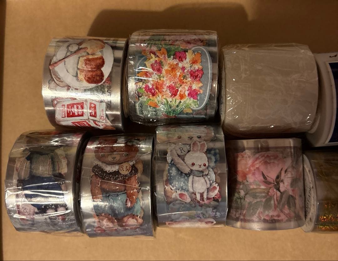 海外マステ　Lilly Bloom miaostelle 巻売り　11本セット