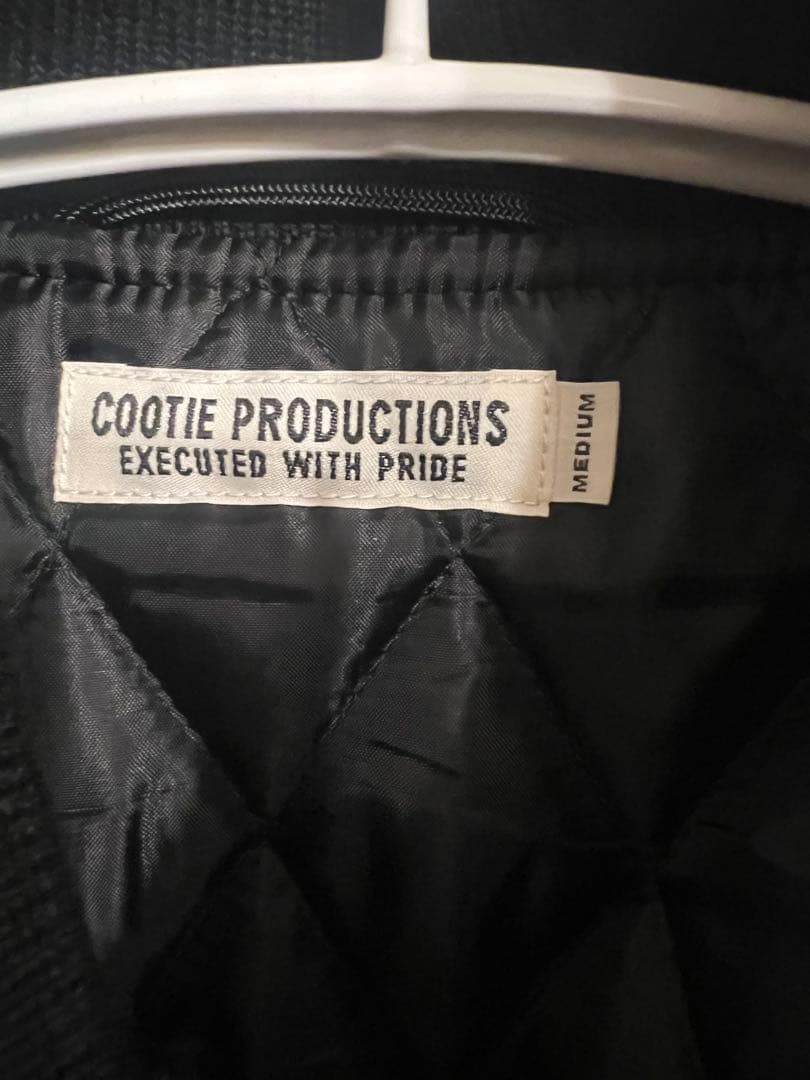 COOTIE PRODUCTIONS スタジャンMブラック美品クーティー
