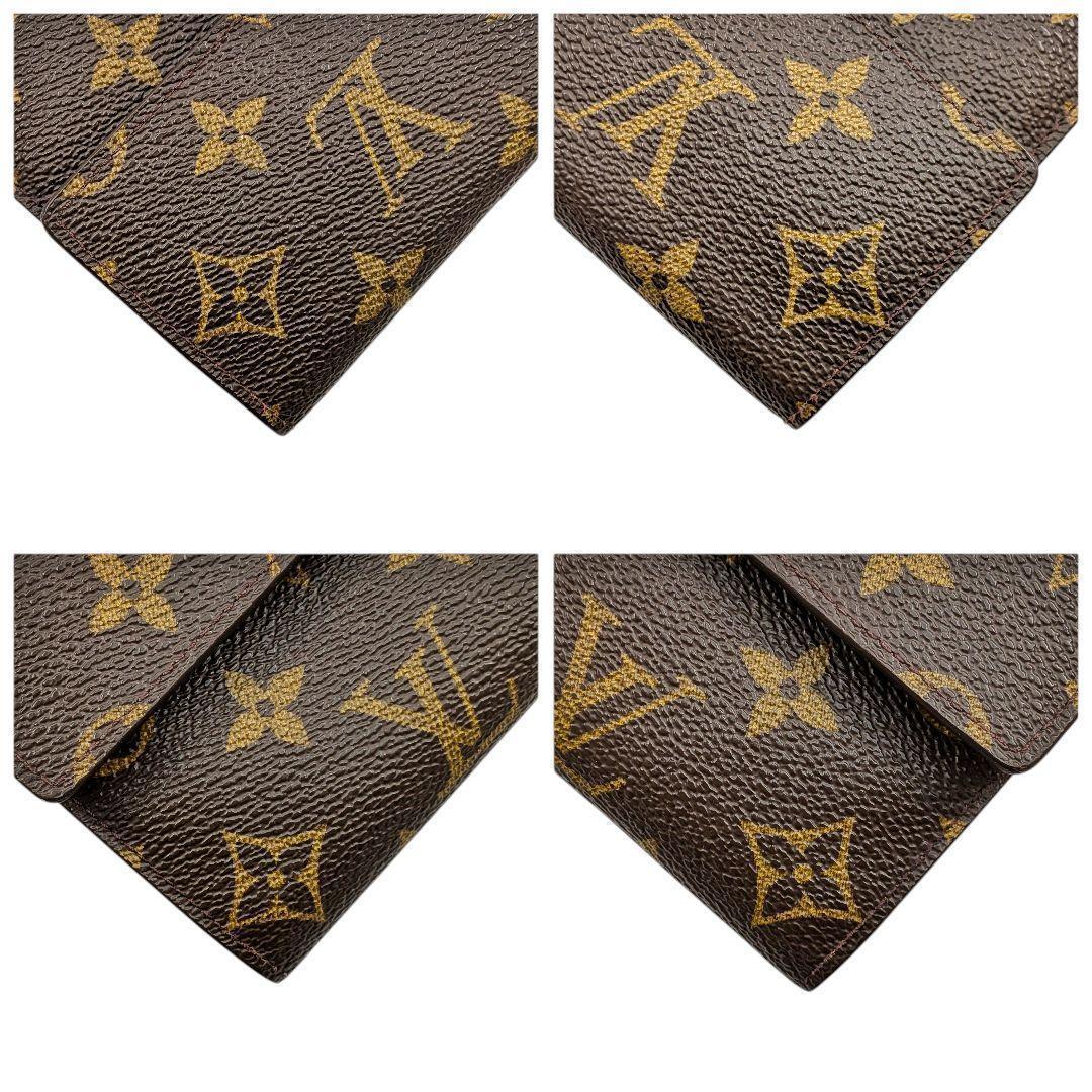 外観美 ルイヴィトン モノグラム ポシェット ポルトモネ クレディ 961