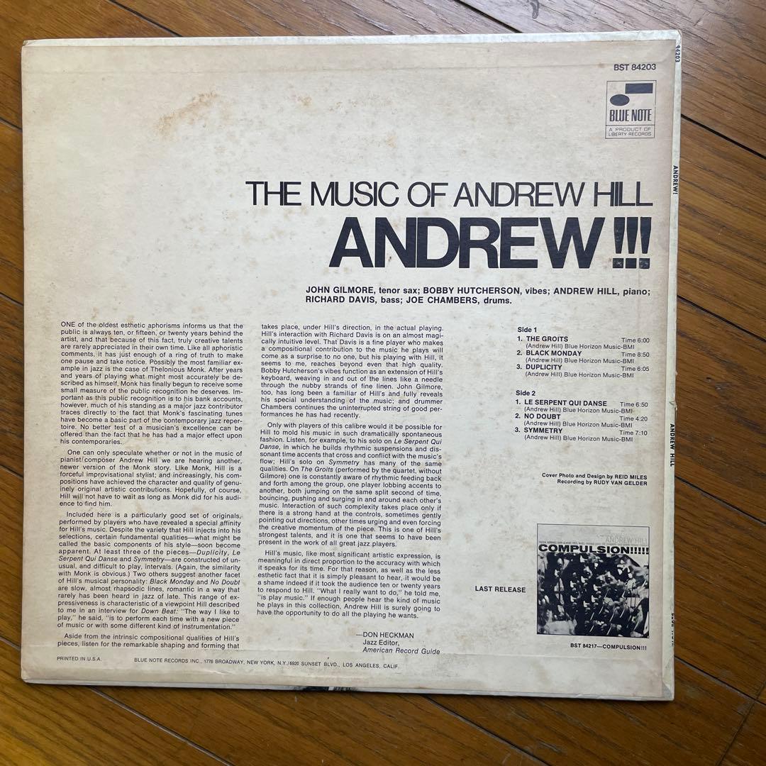 ANDREW!!! アンドリュー・ヒル