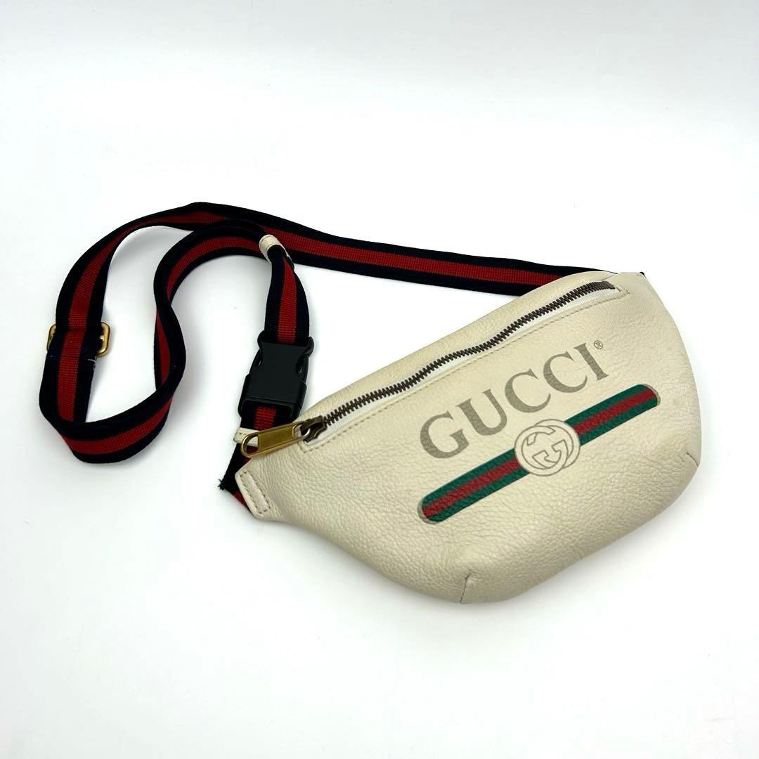 GUCCI グッチ シェリーライン ボディバッグ ウエストポーチ スモール