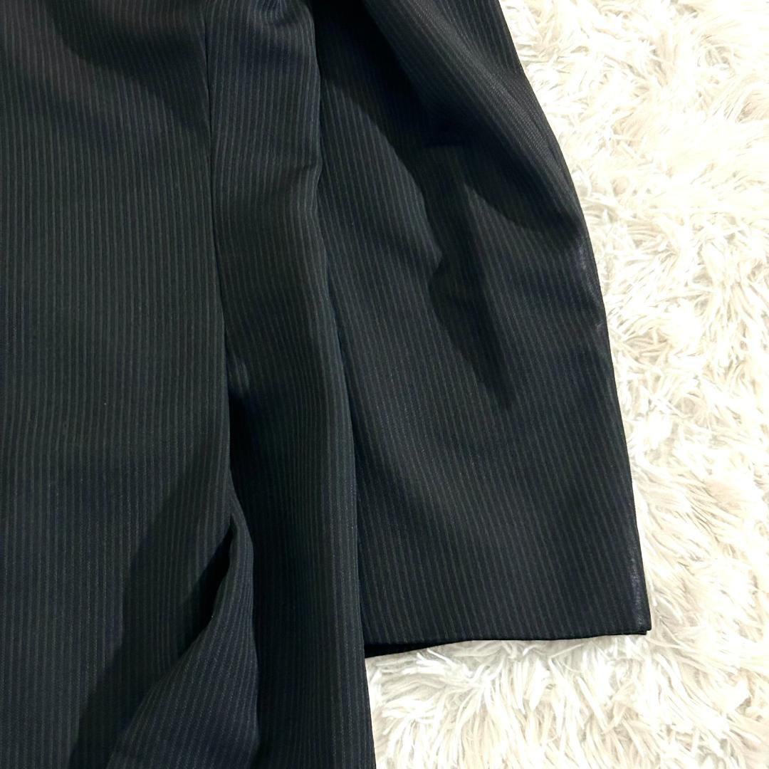 BOSS Hugo Boss 3ピーススーツ ストライプ セットアップ 黒系