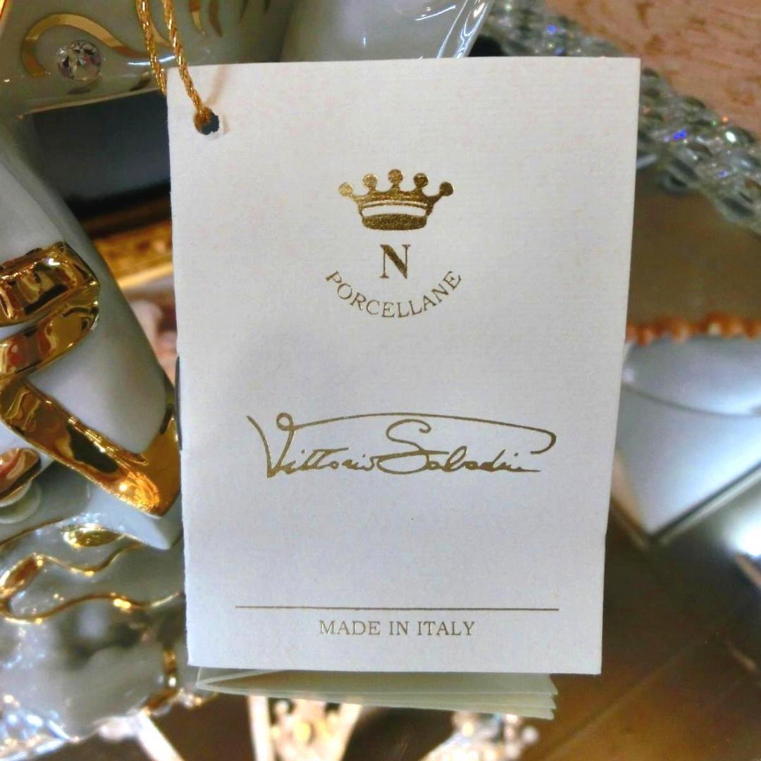 sabadin-vittorio　イタリア製　高級セラミック　ピエロオブジェ