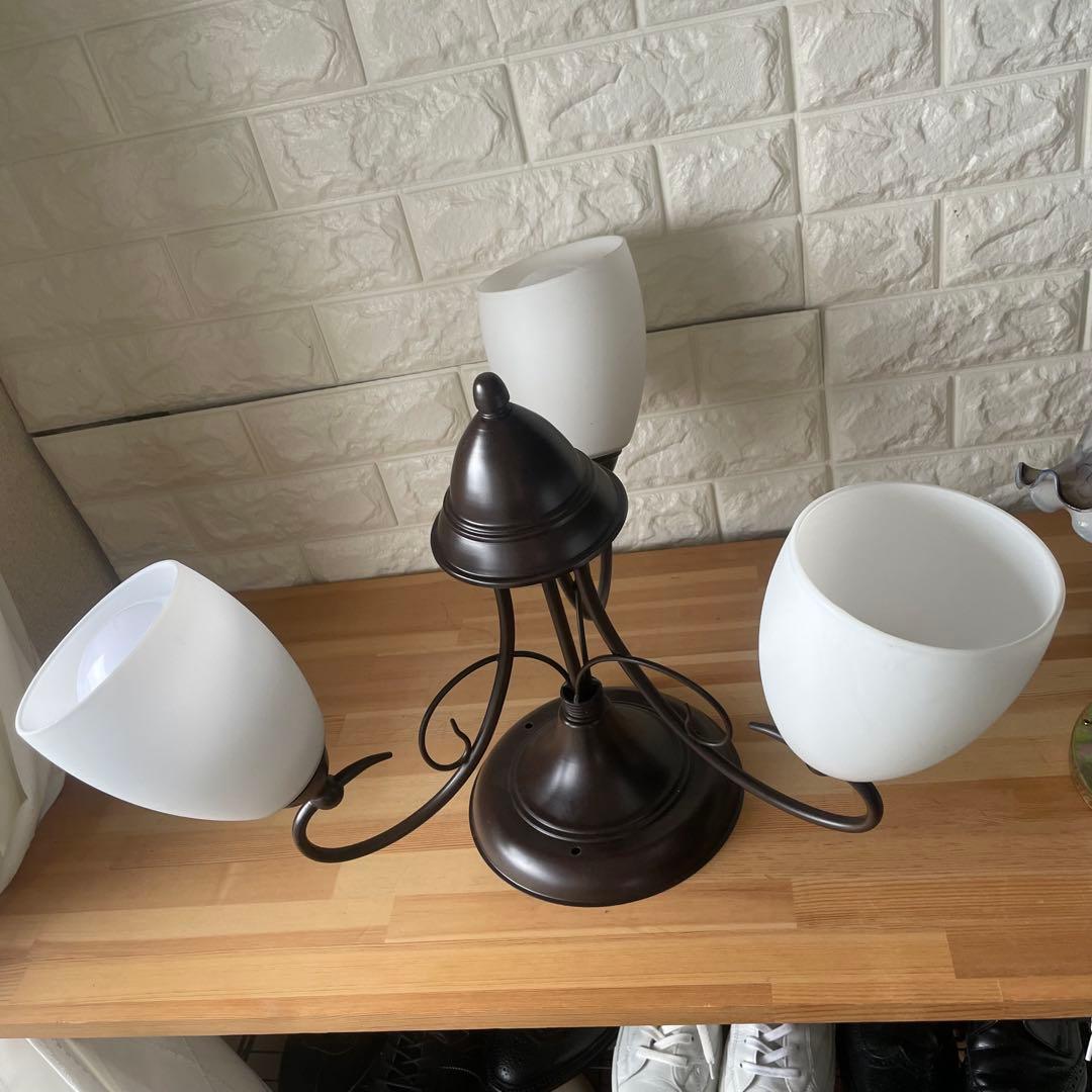 【美品】DAIKO 大光電機　LEDシャンデリア3灯