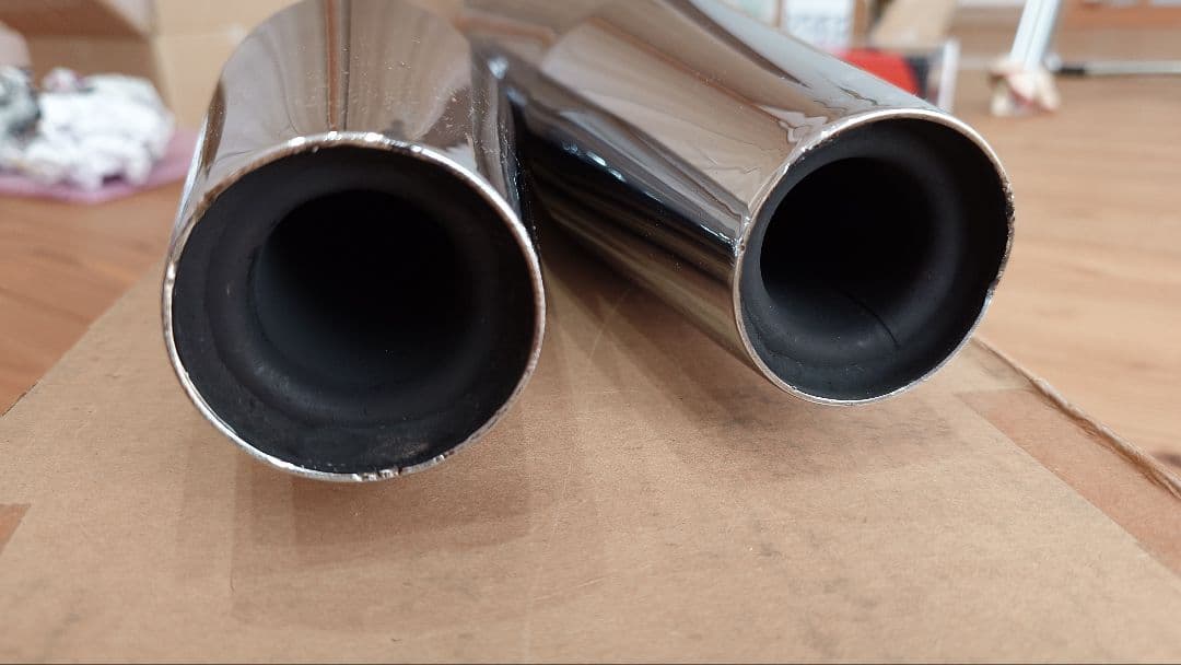 ステンレススチール クローム マフラー 65171-98A