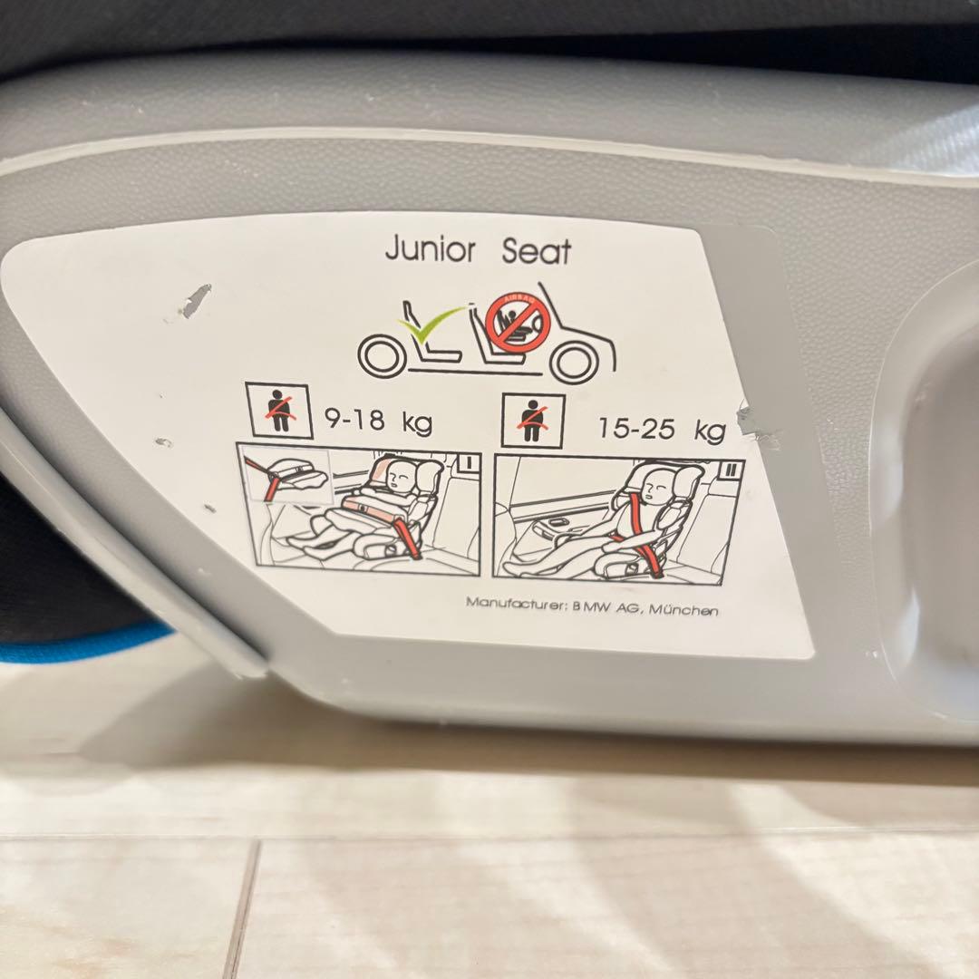 BMW チャイルドシート　ジュニアシート　インパクトシールド付き