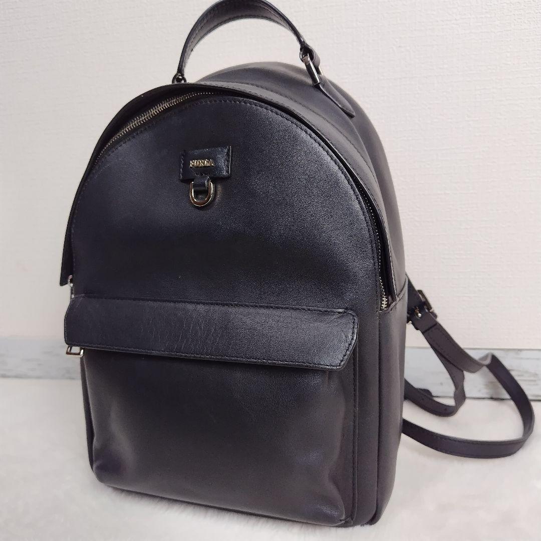 ✨美品✨FURLAファヴォラ　リュック　バックパック　レザー　メンズ　男女兼用