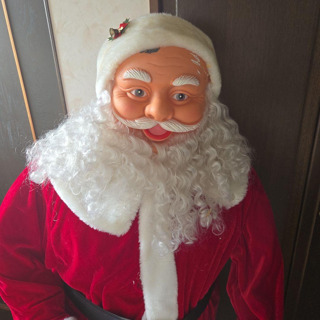 サンタクロース人形 約150cm スタンド付き