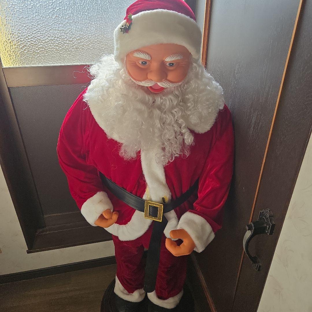 サンタクロース人形 約150cm スタンド付き