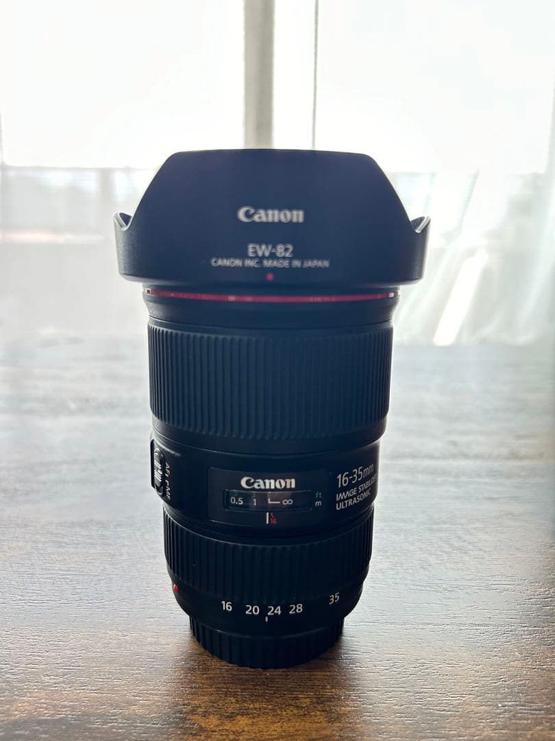 キャノンCanon EF16-35mm f/4L IS USM ズームレンズ美品