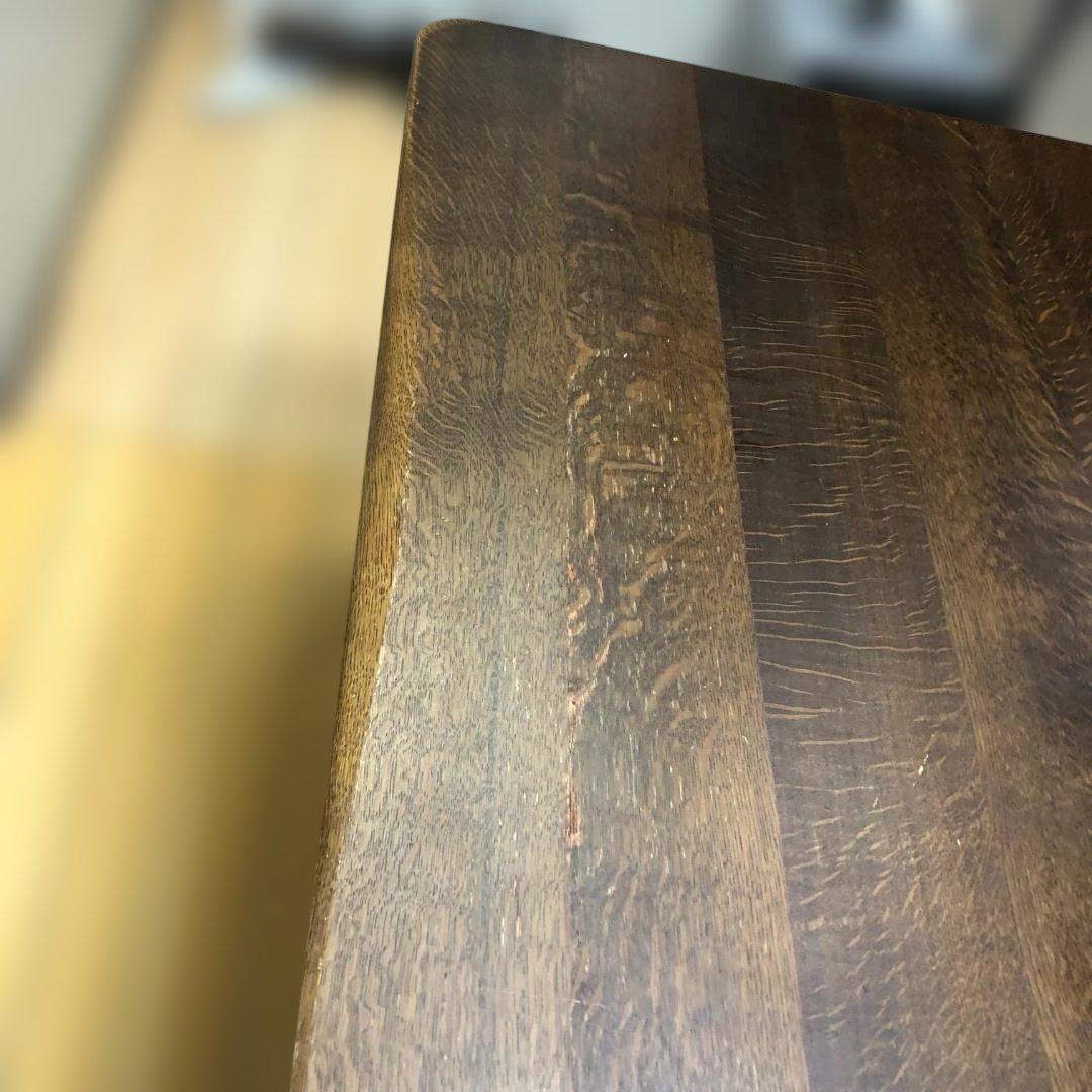 【送料無料】無垢材 大型テーブル 昭和期 ダイニング 古家具 251215