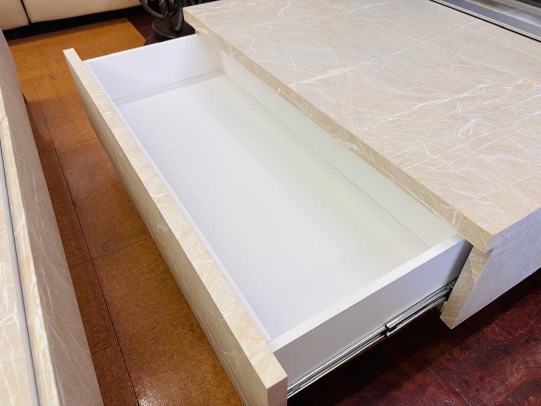 LOWYAオリジナルデザイン 大理石柄モダンセンターテーブル